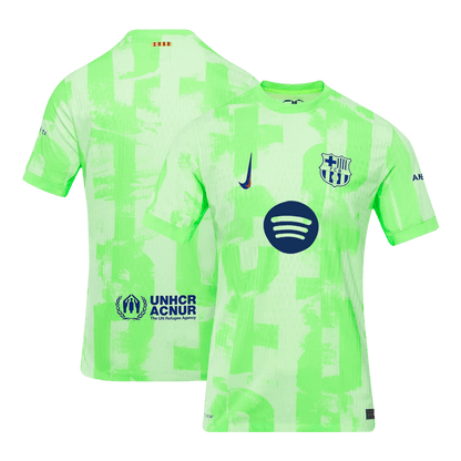 Player Version Barcelona Third Away  Soccer Jersey 2024/25-?Spotify Logo Without Text? footmaillots.fr