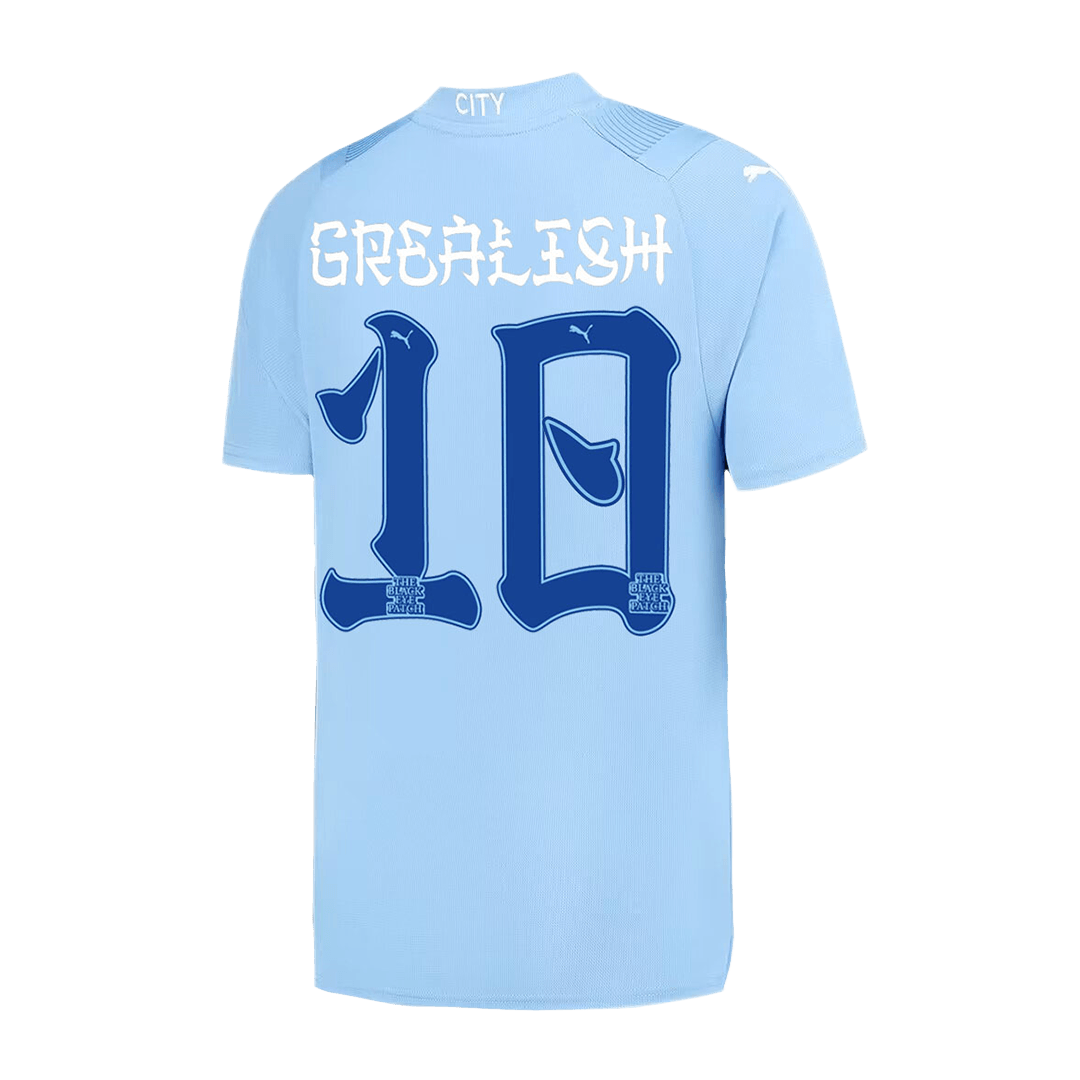 GREALISH #10 Manchester City Japanese Tour Printing Home  Soccer Jersey 2023/24 footmaillots.fr