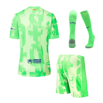 Barcelona Third Away  Soccer Jersey Kit(Jersey+Shorts+Socks) 2024/25- (Spotify Logo Without Text) footmaillots.fr