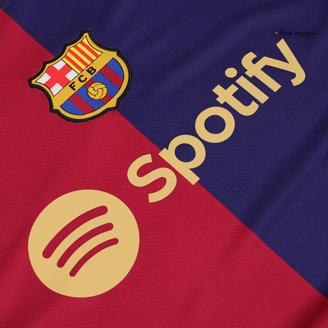 Barcelona Home  Soccer Jersey Kit(Jersey+Shorts) 2024/25 footmaillots.fr