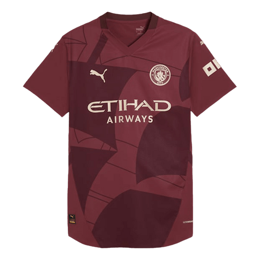 Player Version Manchester City Third Away  Soccer Jersey 2024/25 footmaillots.fr