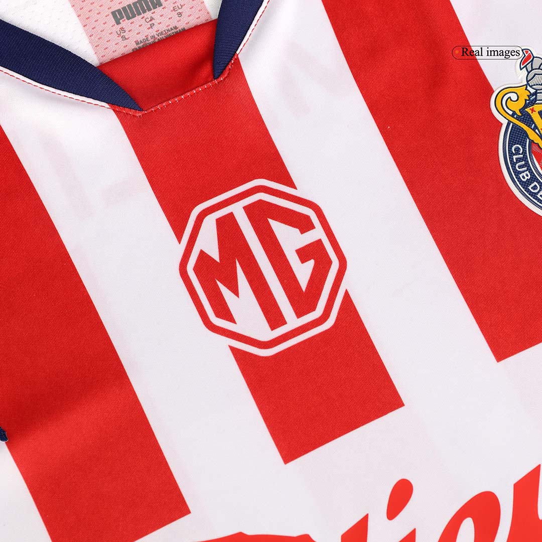 Player Version Chivas Home  Soccer Jersey 2024/25 footmaillots.fr