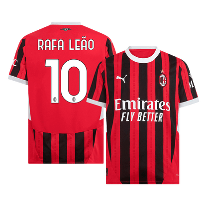 RAFA LE?O #10 AC Milan Home  Soccer Jersey 2024/25 footmaillots.fr