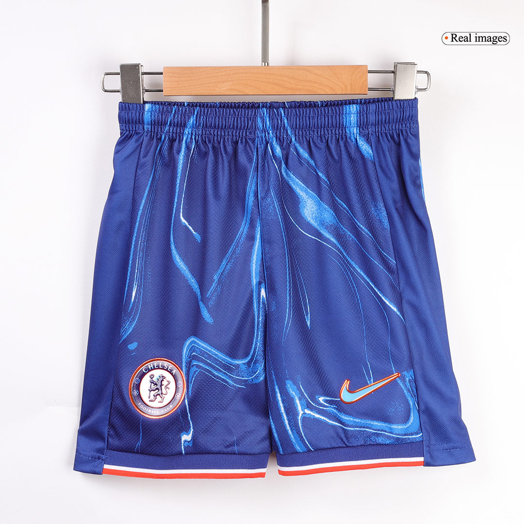 Kid's Chelsea Home  Soccer Jersey Kit(Jersey+Shorts) 2024/25 footmaillots.fr