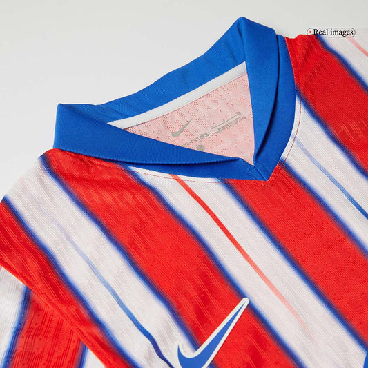 Player Version J.ALVAREZ #19 Atletico Madrid Home  Soccer Jersey 2024/25 footmaillots.fr