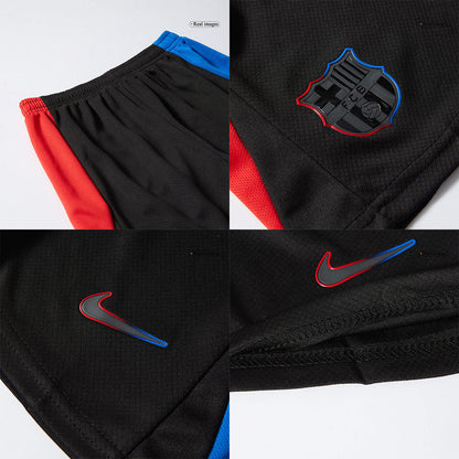 Kid's Barcelona Away  Soccer Jersey Kit(Jersey+Shorts) 2024/25 - Spotify Logo Without Text footmaillots.fr
