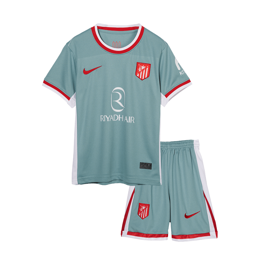 Kid's Atletico Madrid Away  Soccer Jersey Kit(Jersey+Shorts) 2024/25 footmaillots.fr