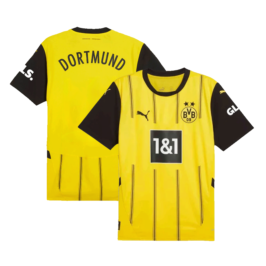 Borussia Dortmund Home  Soccer Jersey 2024/25 footmaillots.fr