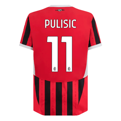 Player Version PULISIC #11 AC Milan Home  Soccer Jersey 2024/25 footmaillots.fr