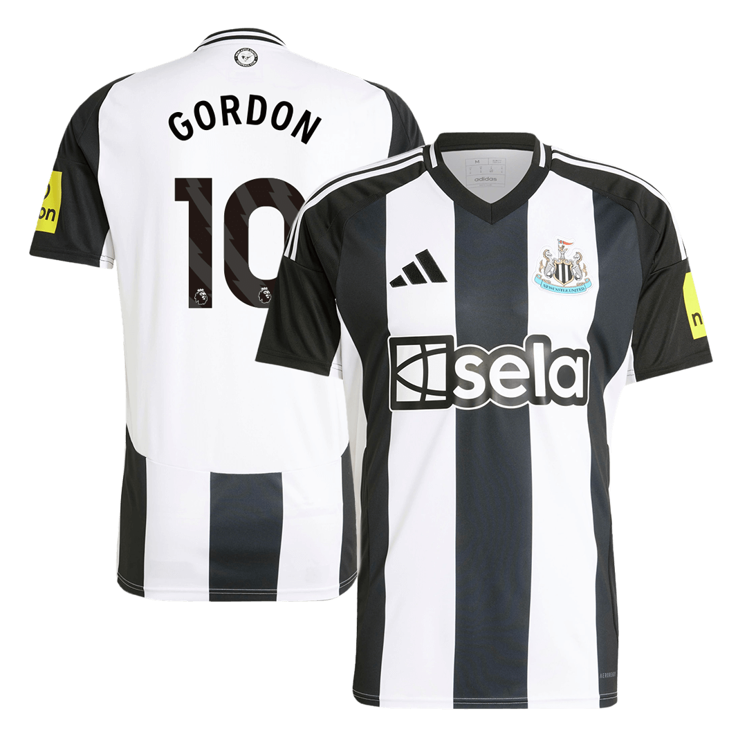 GORDON #10 Newcastle United Home  Soccer Jersey 2024/25 footmaillots.fr