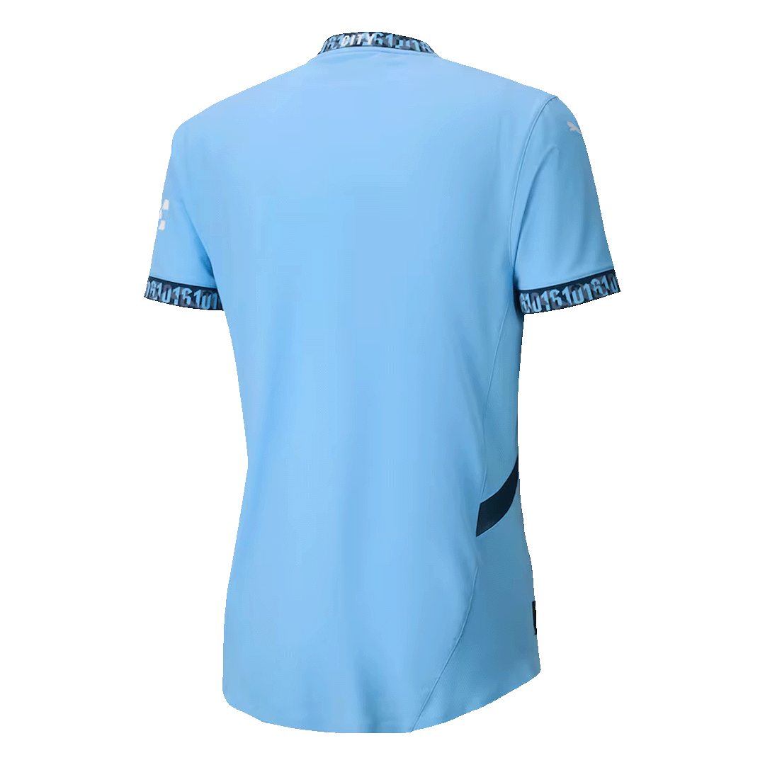 Player Version Manchester City Home  Soccer Jersey 2024/25 footmaillots.fr