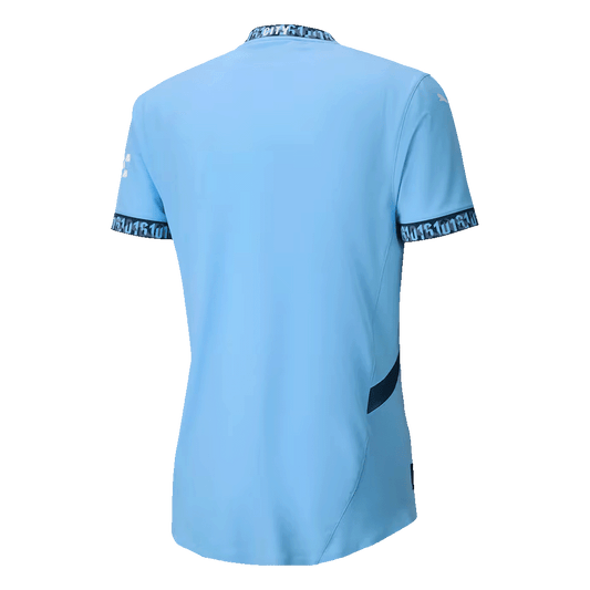 Player Version Manchester City Home  Soccer Jersey 2024/25 footmaillots.fr