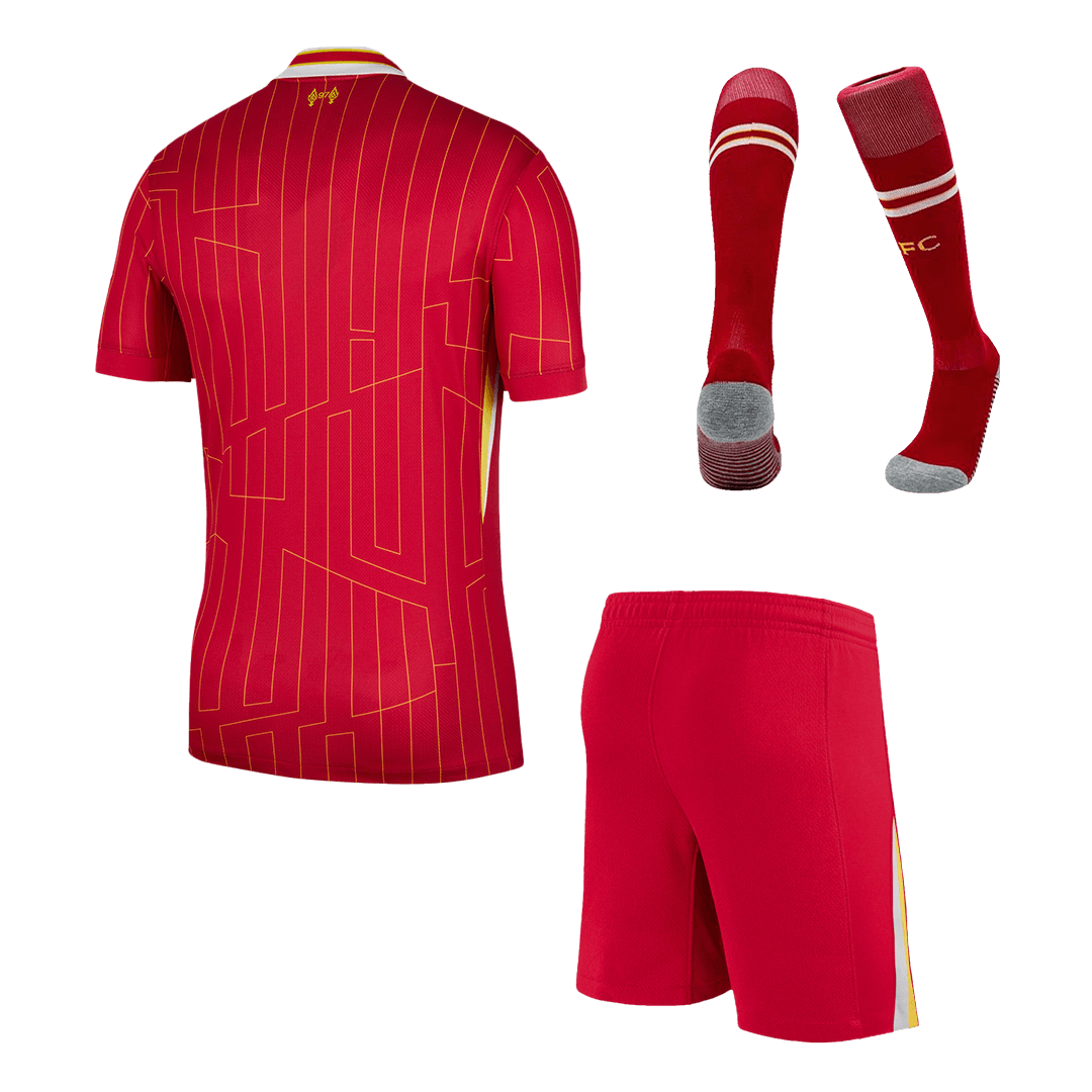 Liverpool Home  Soccer Jersey Kit(Jersey+Shorts+Socks) 2024/25 footmaillots.fr