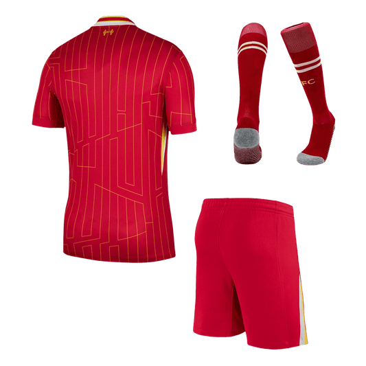 Liverpool Home  Soccer Jersey Kit(Jersey+Shorts+Socks) 2024/25 footmaillots.fr