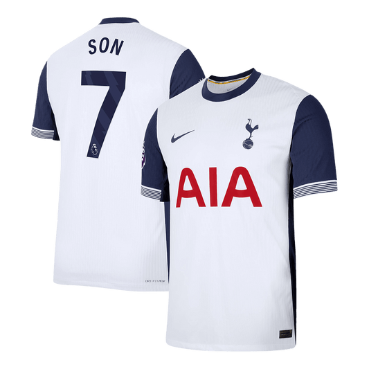 Player Version SON #7 Tottenham Hotspur Home  Soccer Jersey 2024/25 footmaillots.fr