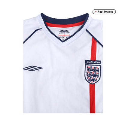 Retro SCHOLES #8 2002 England Home  Soccer Jersey footmaillots.fr