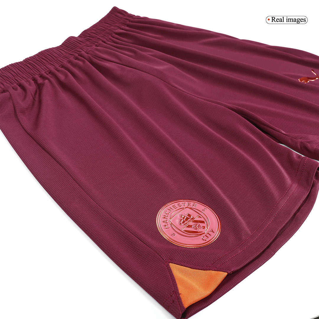 Manchester City Away Soccer Shorts 2023/24 footmaillots.fr