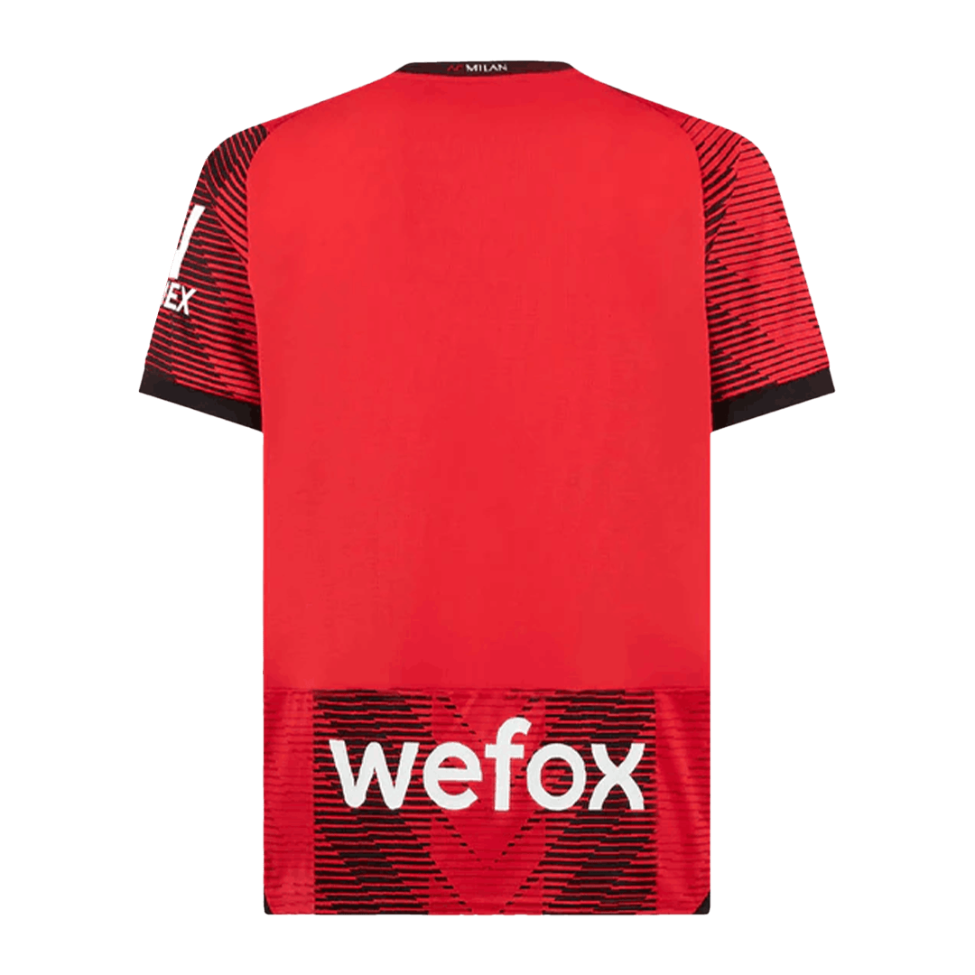 RAFA LE?O #10 AC Milan Home  Soccer Jersey 2023/24 footmaillots.fr