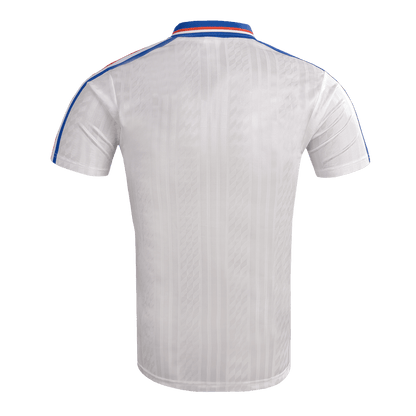 Retro 1994 France Away  Soccer Jersey footmaillots.fr