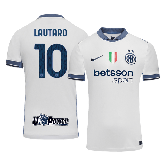 LAUTARO #10 Inter Milan Away  Soccer Jersey 2024/25 footmaillots.fr