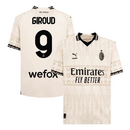 GIROUD #9 AC Milan X Pleasures Fourth Away  Soccer Jersey 2023/24 footmaillots.fr