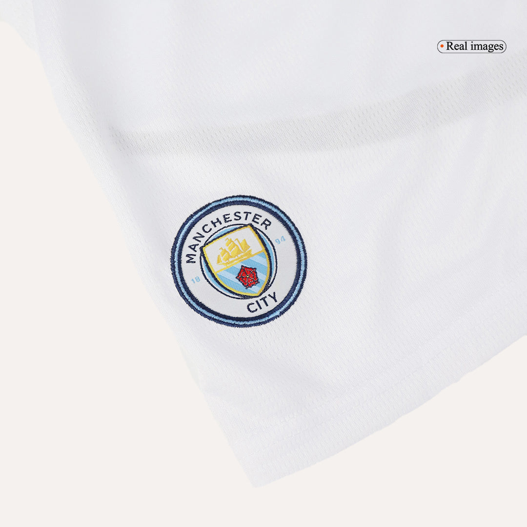 Kid's Manchester City Home  Soccer Jersey Kit(Jersey+Shorts) 2024/25 footmaillots.fr