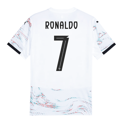 RONALDO #7 Portugal Away  Soccer Jersey 2025 footmaillots.fr