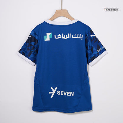 Kid's Al Hilal SFC Home  Soccer Jersey Kit(Jersey+Shorts) 2024/25 footmaillots.fr