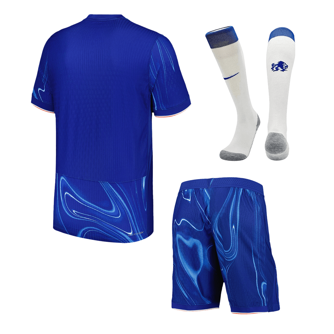 Player Version Chelsea Home  Soccer Jersey Kit(Jersey+Shorts+Socks) 2024/25 footmaillots.fr