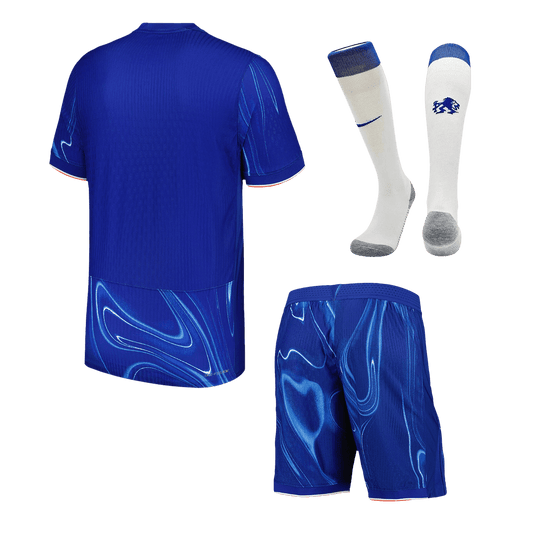 Player Version Chelsea Home  Soccer Jersey Kit(Jersey+Shorts+Socks) 2024/25 footmaillots.fr