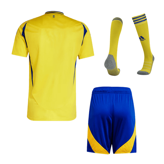 Al Nassr Home  Soccer Jersey Kit(Jersey+Shorts+Socks) 2024/25 footmaillots.fr
