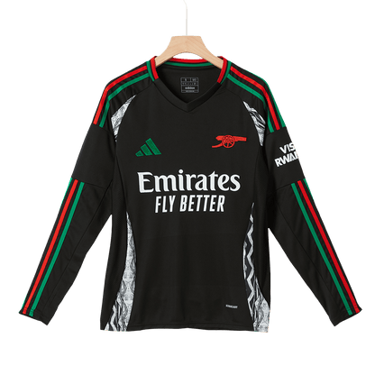 Arsenal Away Long Sleeve  Soccer Jersey 2024/25 footmaillots.fr