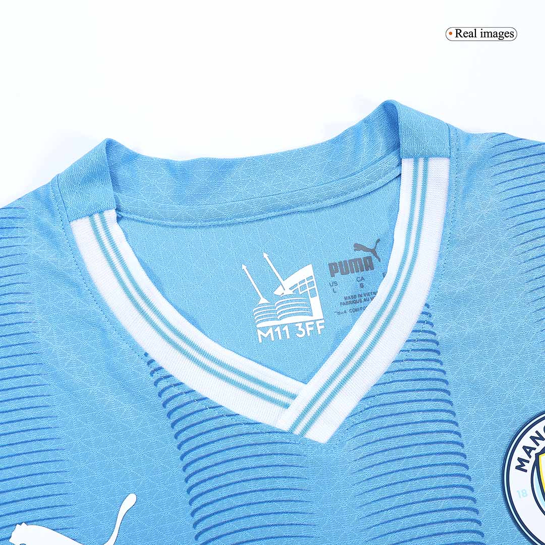 Player Version Manchester City Home  Soccer Jersey 2023/24 footmaillots.fr