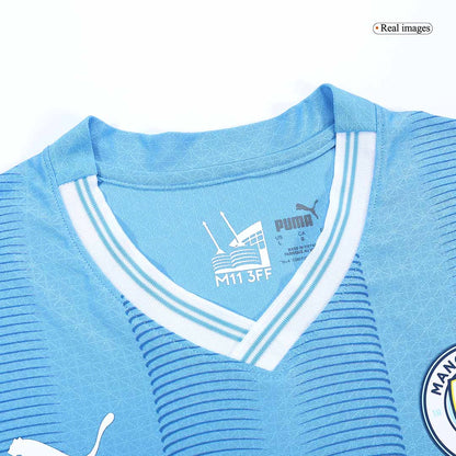 Player Version Manchester City Home  Soccer Jersey 2023/24 footmaillots.fr