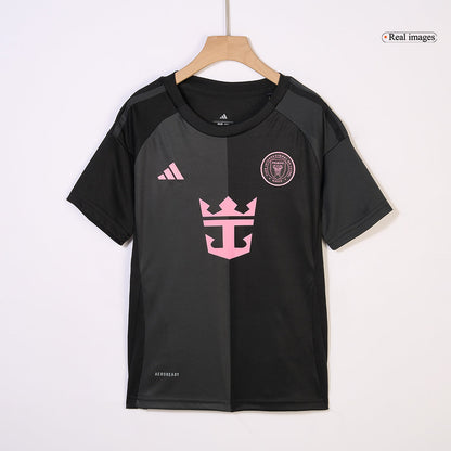 Kid's Inter Miami CF Away  Soccer Jersey Kit(Jersey+Shorts) 2025 footmaillots.fr