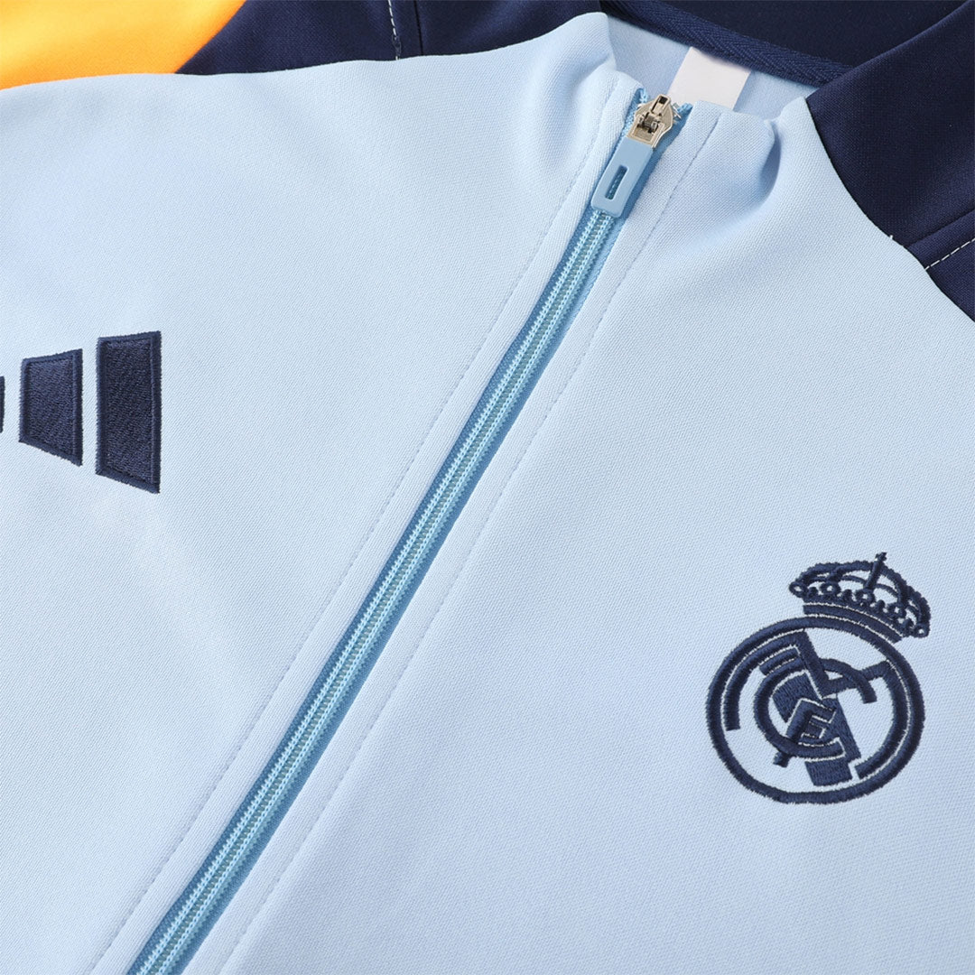 Kid's Real Madrid Training Kit (Jacket+Pants) 2024/25 footmaillots.fr