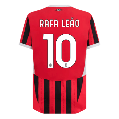 Player Version RAFA LE?O #10 AC Milan Home  Soccer Jersey 2024/25 footmaillots.fr