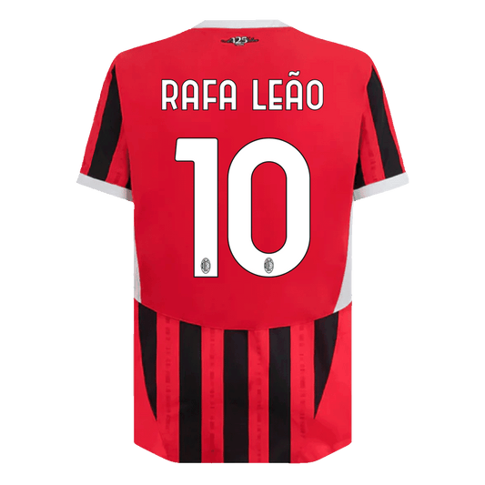 Player Version RAFA LE?O #10 AC Milan Home  Soccer Jersey 2024/25 footmaillots.fr
