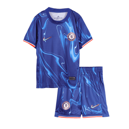 Kid's Chelsea Home  Soccer Jersey Kit(Jersey+Shorts) 2024/25 footmaillots.fr