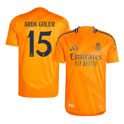 Player Version Arda Güler #15 Real Madrid Away  Soccer Jersey 2024/25 footmaillots.fr