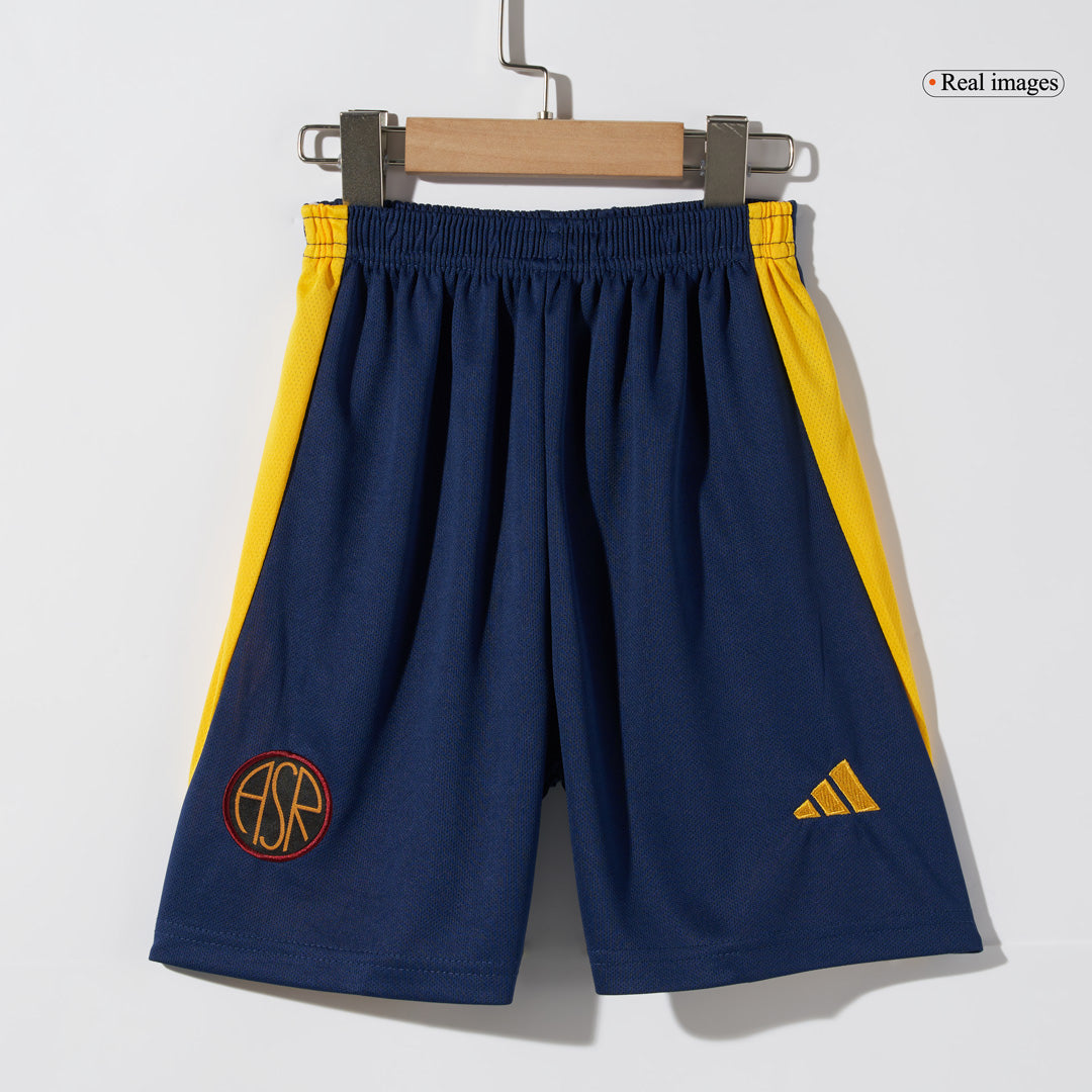 Kid's Roma Third Away  Soccer Jersey Kit(Jersey+Shorts) 2024/25 footmaillots.fr