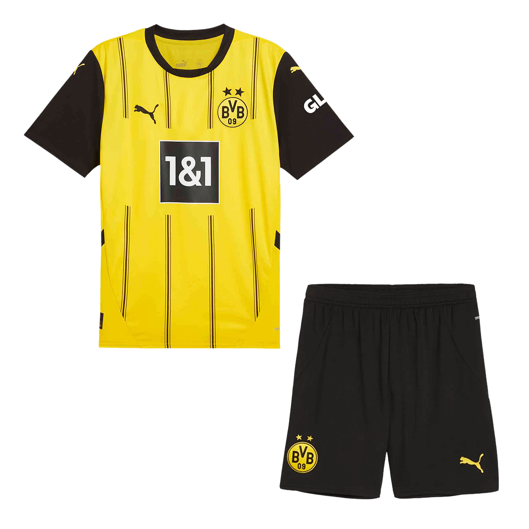 Borussia Dortmund Home  Soccer Jersey Kit(Jersey+Shorts) 2024/25 footmaillots.fr