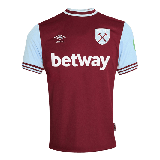 West Ham United Home  Soccer Jersey 2024/25 footmaillots.fr