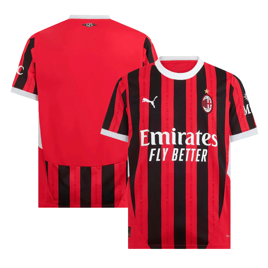 AC Milan Home  Soccer Jersey 2024/25 footmaillots.fr