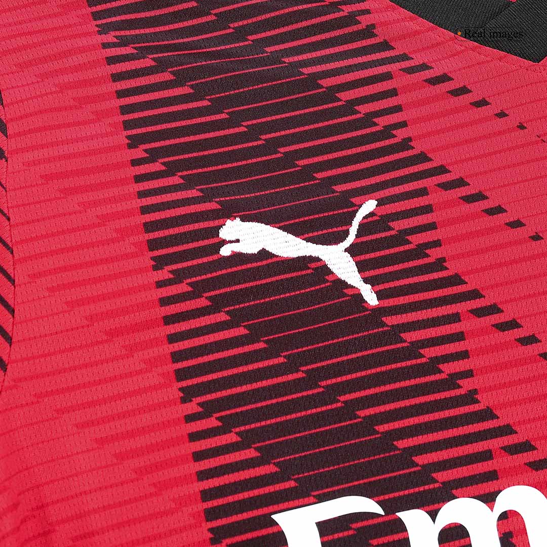 RAFA LE?O #10 AC Milan Home  Soccer Jersey 2023/24 footmaillots.fr