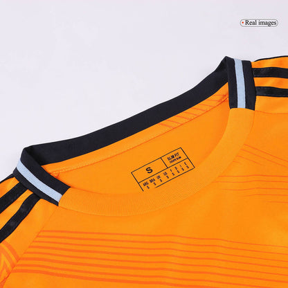 Real Madrid Away Long Sleeve  Soccer Jersey 2024/25 footmaillots.fr