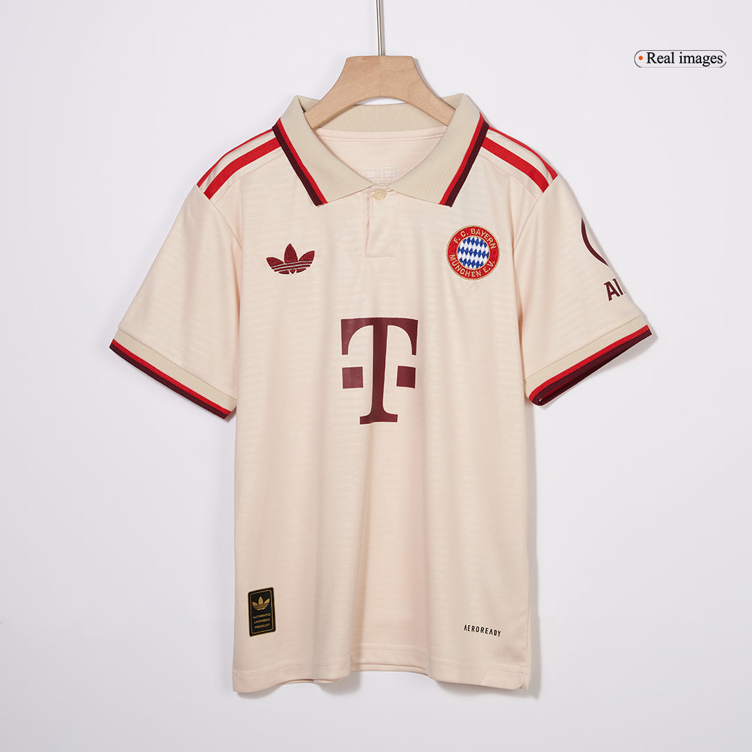 Kid's Bayern Munich Third Away  Soccer Jersey Kit(Jersey+Shorts) 2024/25 - UCL footmaillots.fr