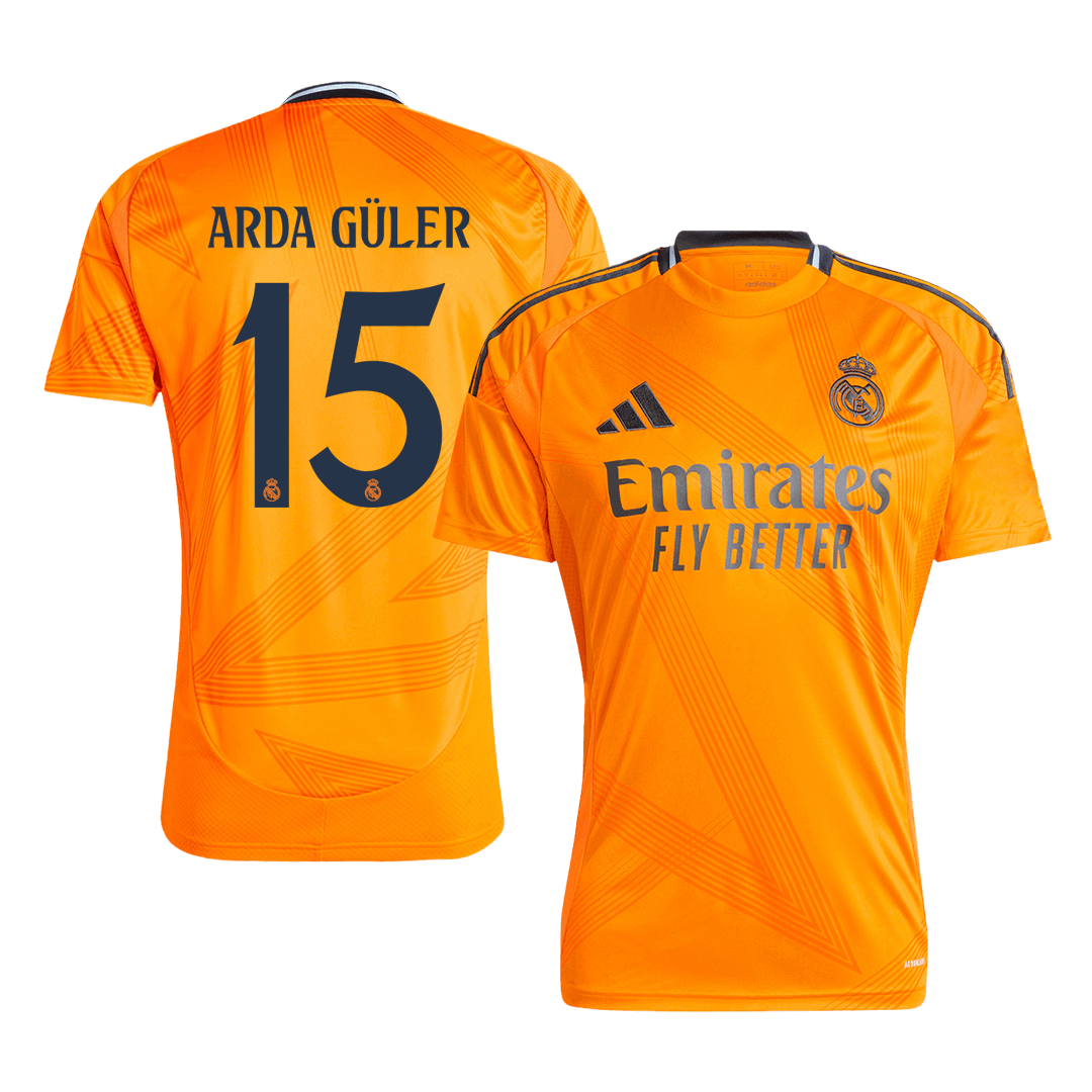 Arda Güler #15 Real Madrid Away  Soccer Jersey 2024/25 footmaillots.fr
