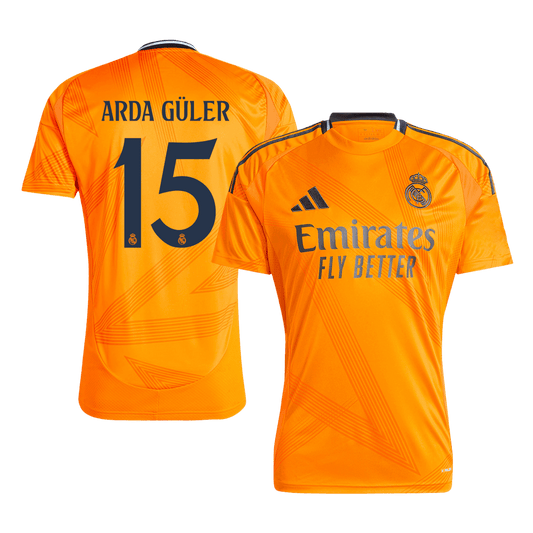 Arda Güler #15 Real Madrid Away  Soccer Jersey 2024/25 footmaillots.fr