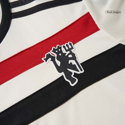 Kid's Manchester United Third Away  Soccer Jersey Kit(Jersey+Shorts) 2024/25 footmaillots.fr